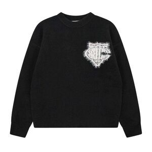 Couture Mens Fluffy Pullover / Black